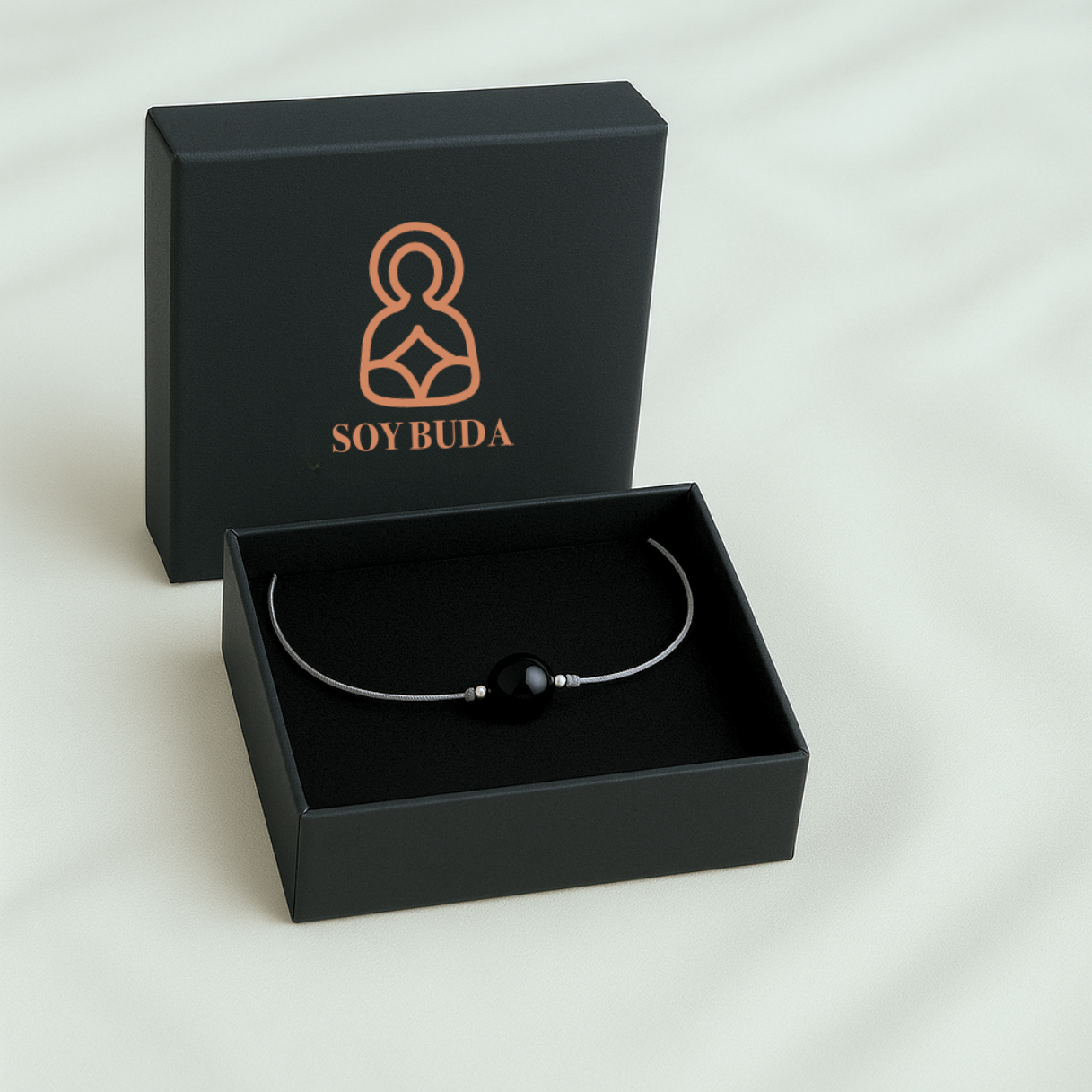 PULSERA AMULETO - TURMALINA NEGRA