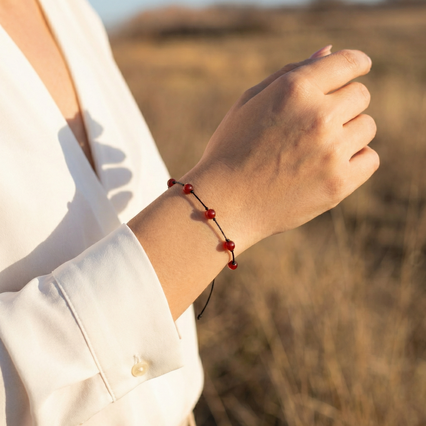 PULSERA DE CORNALINA