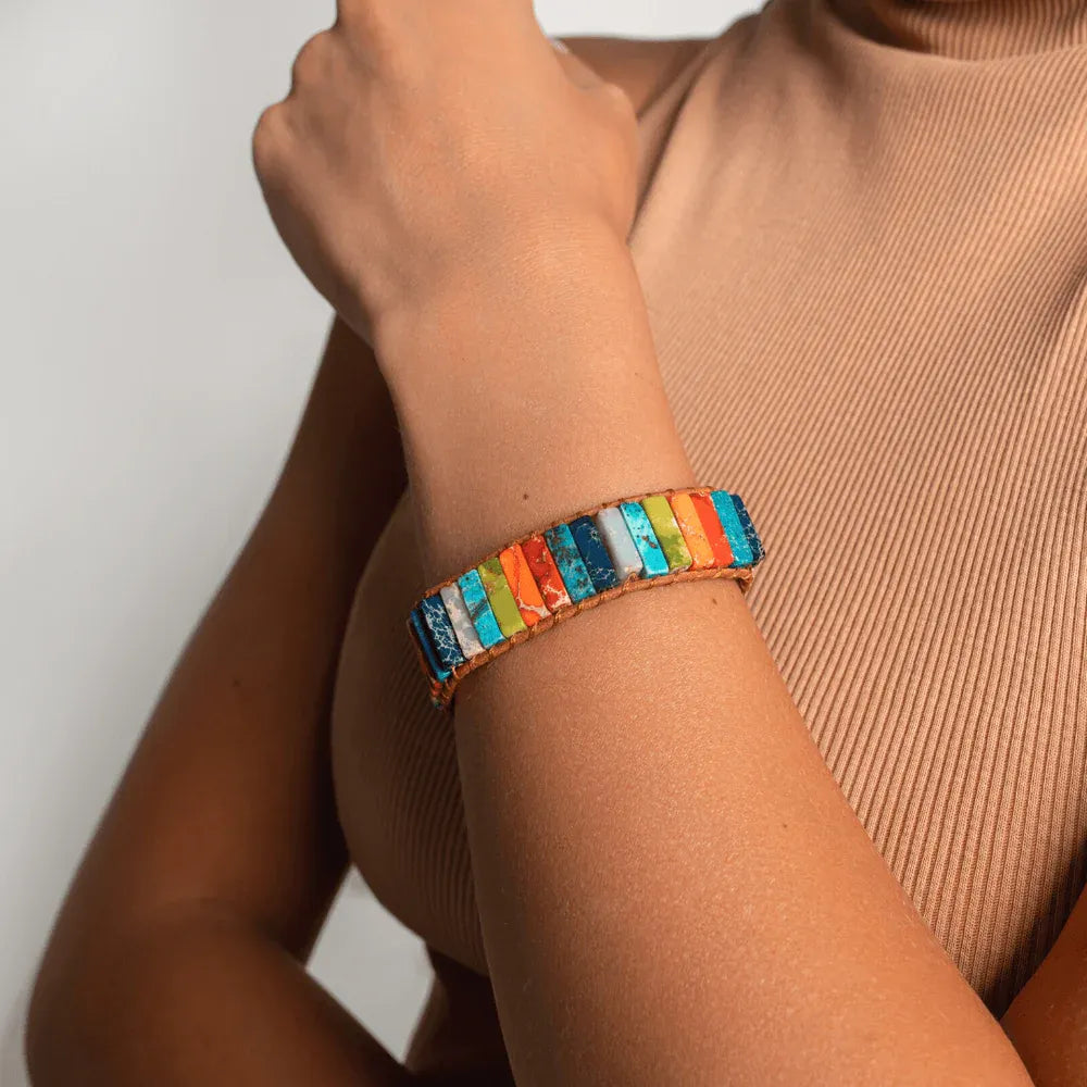 PULSERA EQUILIBRIO 7 CHAKRAS