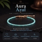 PULSERA AURA AZUL (2mm)