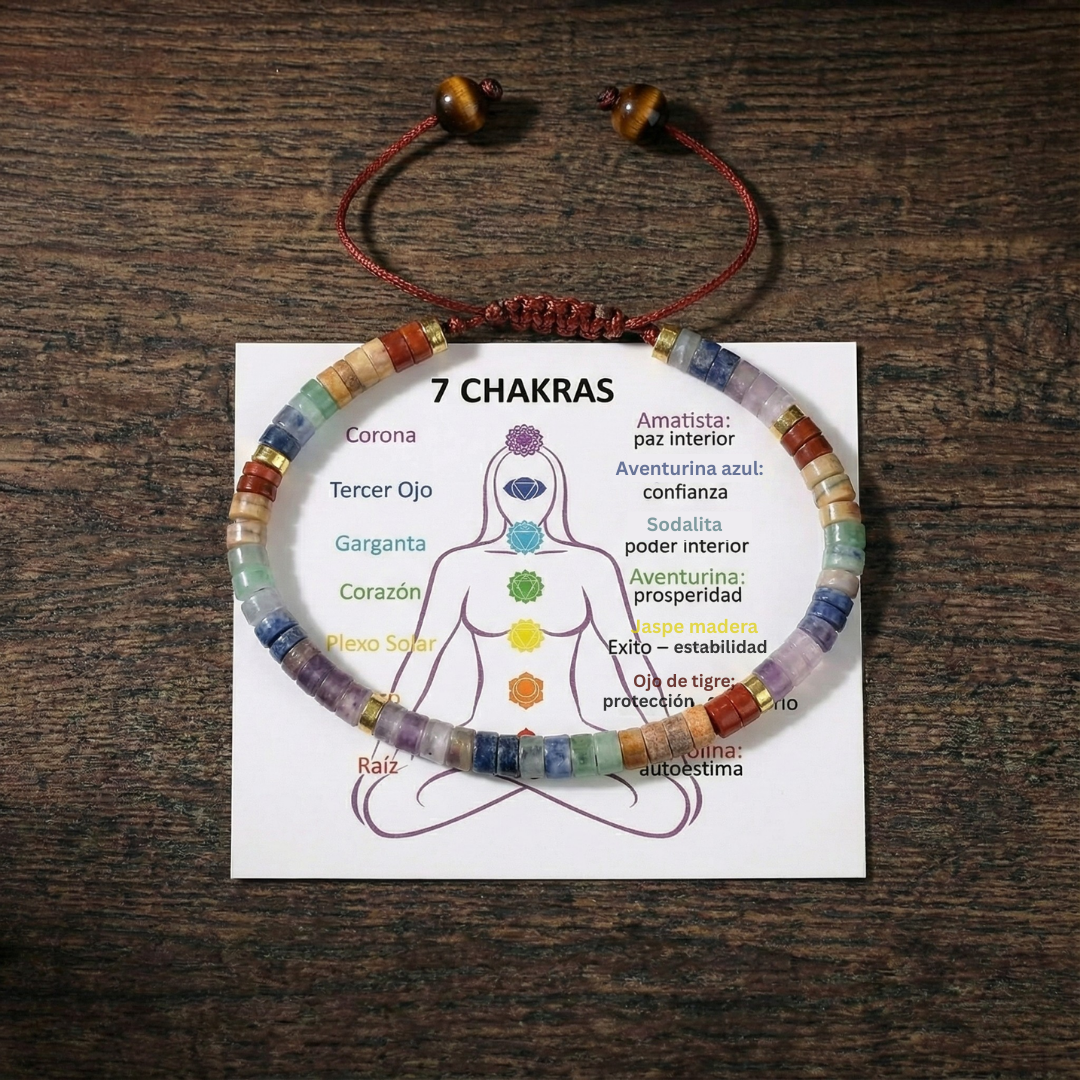 PULSERA ALINEACIÓN 7 CHAKRAS