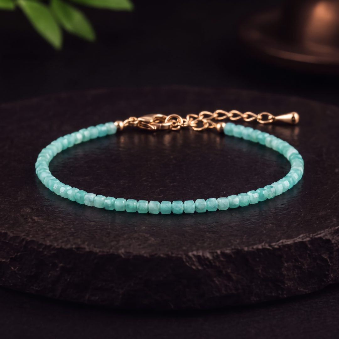 PULSERA AURA AZUL (2mm)