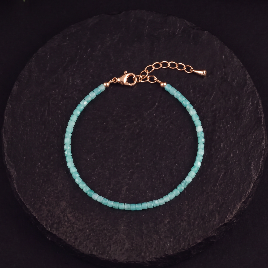 PULSERA AURA AZUL (2mm)