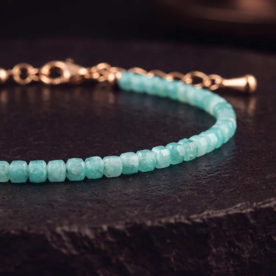 PULSERA AURA AZUL (2mm)