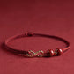 PULSERA HILO ROJO PROSPERIDAD INFINITA ♾️  (EN ORO 18K)