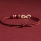 PULSERA HILO ROJO PROSPERIDAD INFINITA ♾️  (EN ORO 18K)
