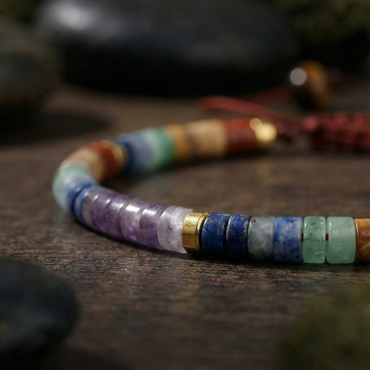 PULSERA ALINEACIÓN 7 CHAKRAS