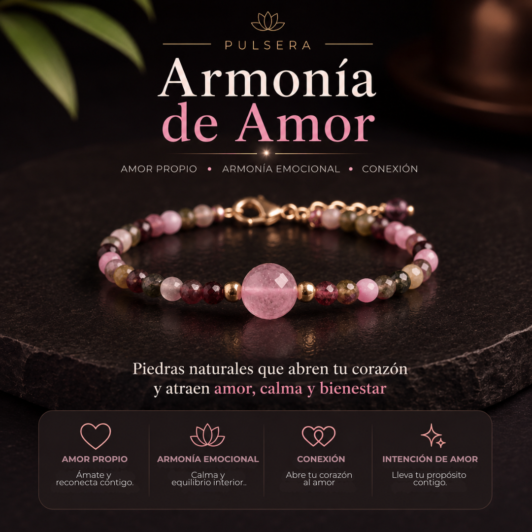 PULSERA ARMONÍA DEL CORAZÓN (3mm)
