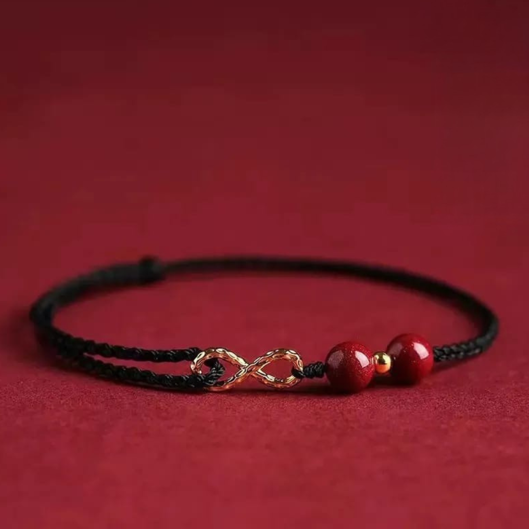 PULSERA PROSPERIDAD INFINITA ♾️  ( EN ORO 18K)