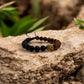BRAZALETE OJO DE TIGRE ONIX MATE