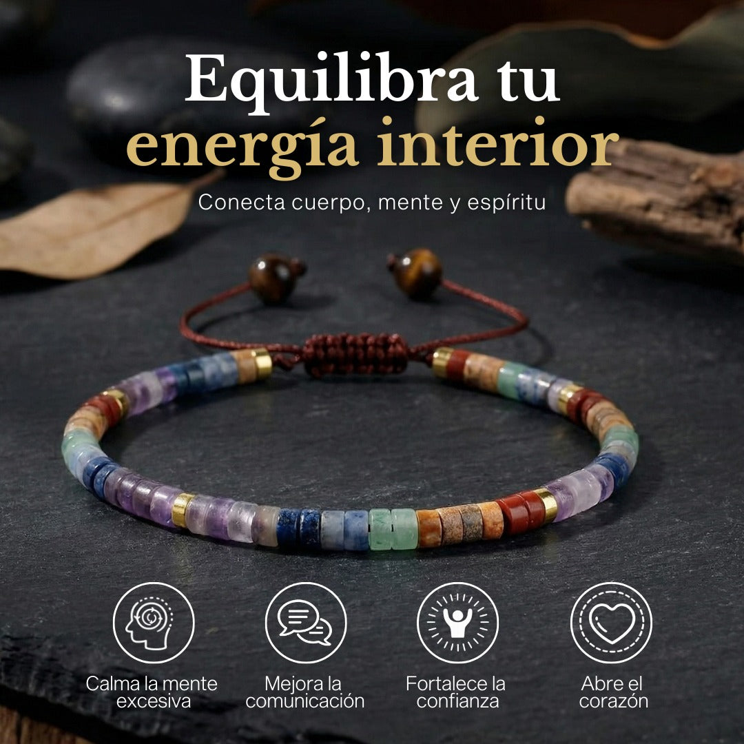 PULSERA ALINEACIÓN 7 CHAKRAS