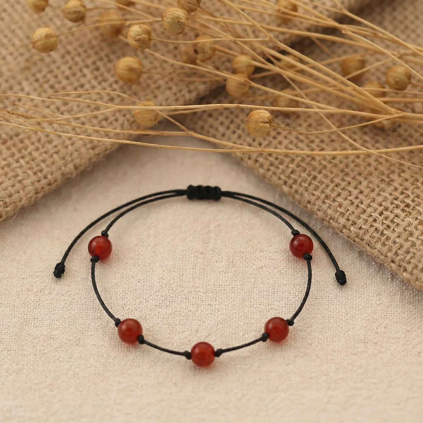 PULSERA DE CORNALINA