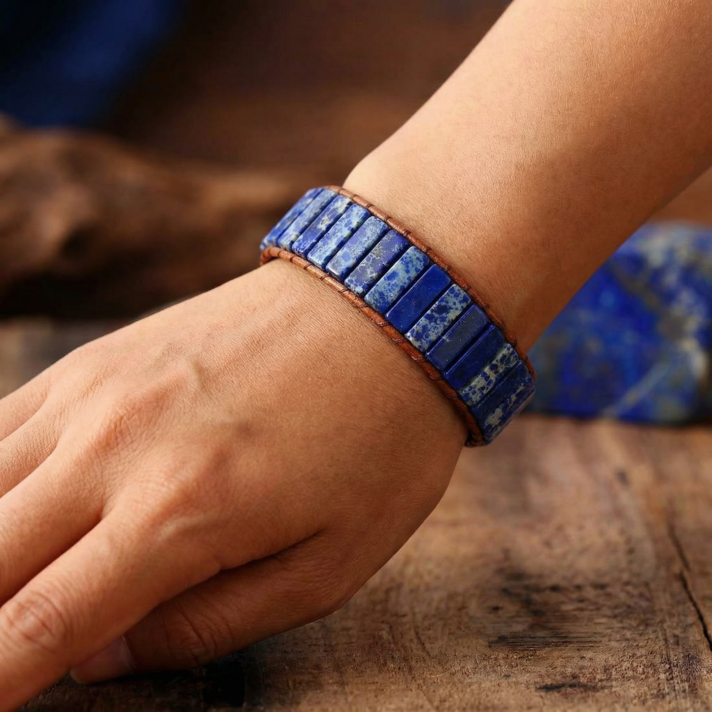 PULSERA BOHEMIA LAPISLAZULI