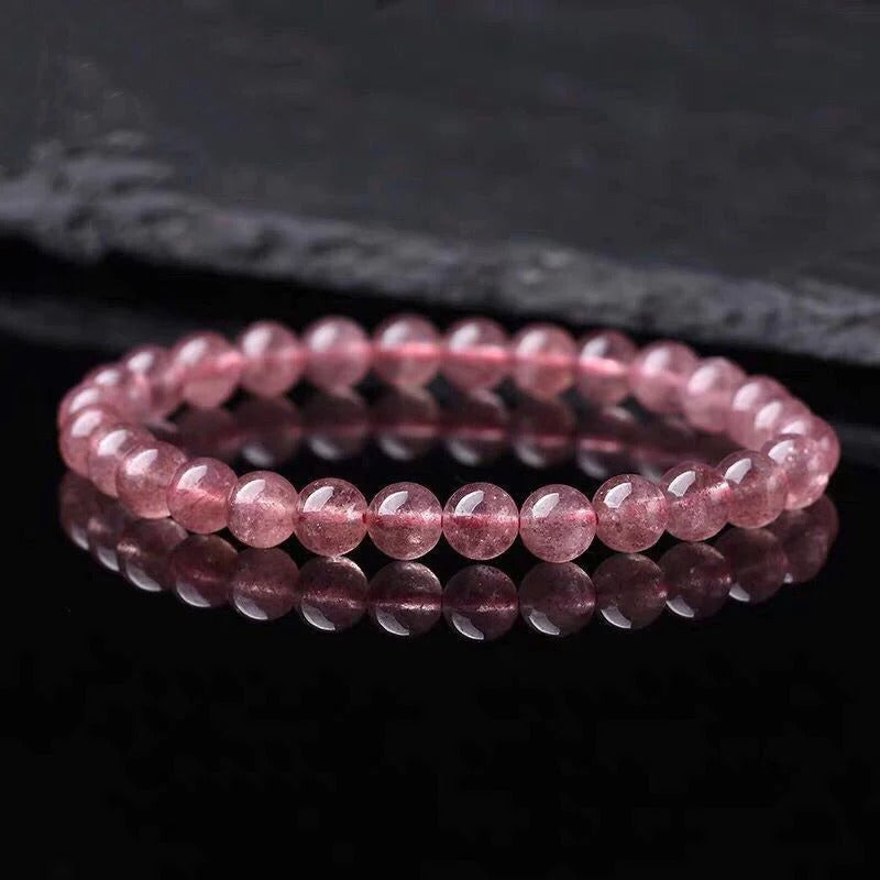 BRAZALETE AMOR PLENO (cuarzo fresa)