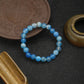 Pulsera "Serenidad Azul" (ágata azul) - Soy Buda