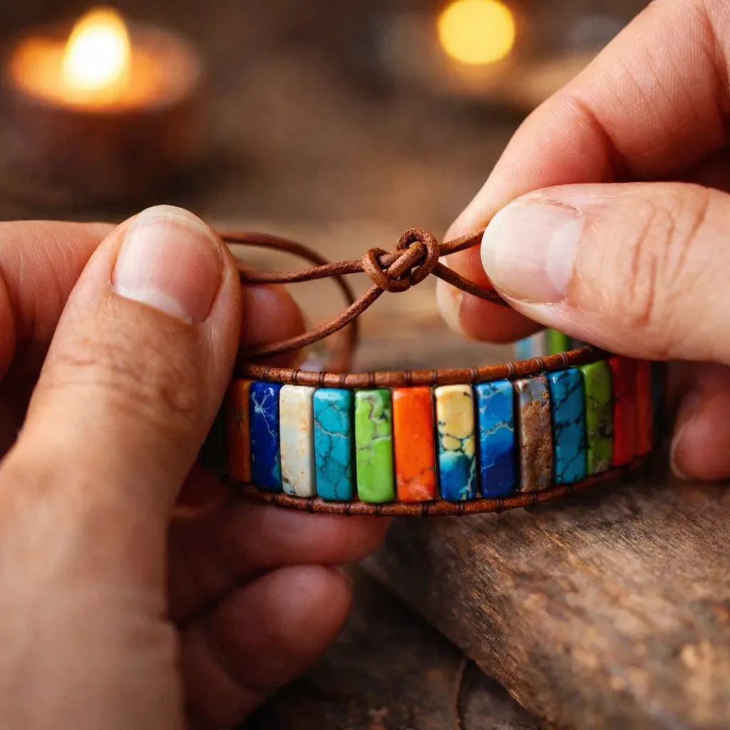 PULSERA EQUILIBRIO 7 CHAKRAS