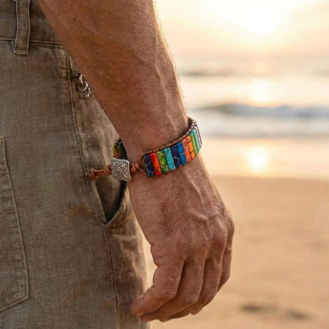 PULSERA EQUILIBRIO 7 CHAKRAS