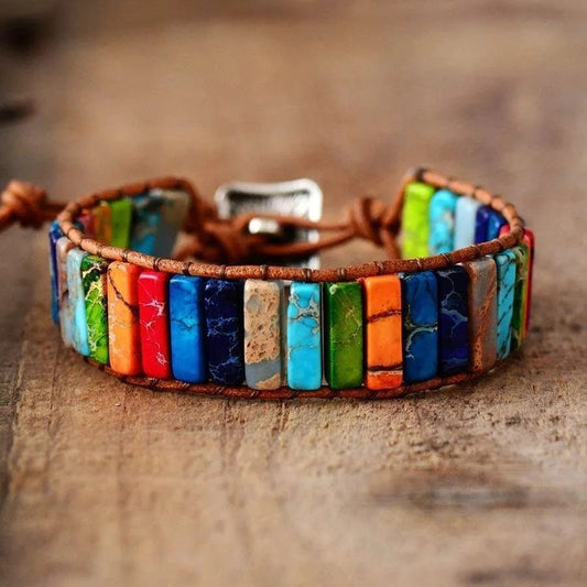 PULSERA EQUILIBRIO 7 CHAKRAS