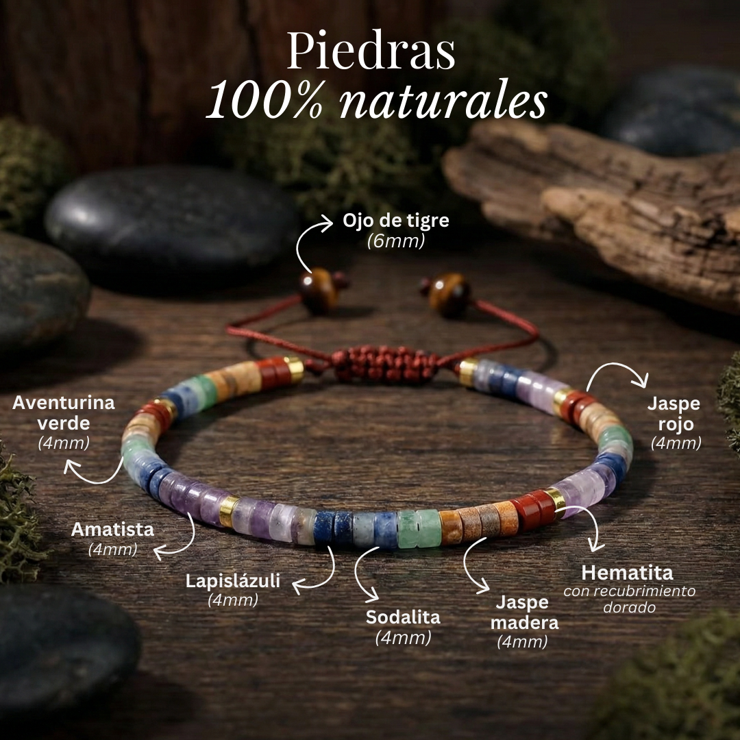 PULSERA ALINEACIÓN 7 CHAKRAS