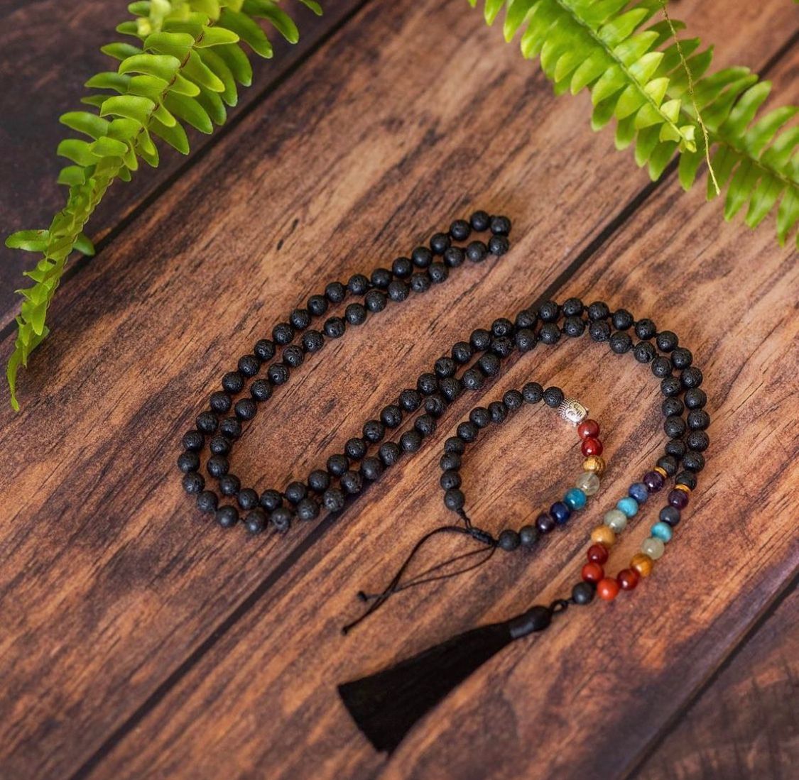 PACK JAPA MALA Y BRAZALETE 7 CHAKRAS - Soy Buda